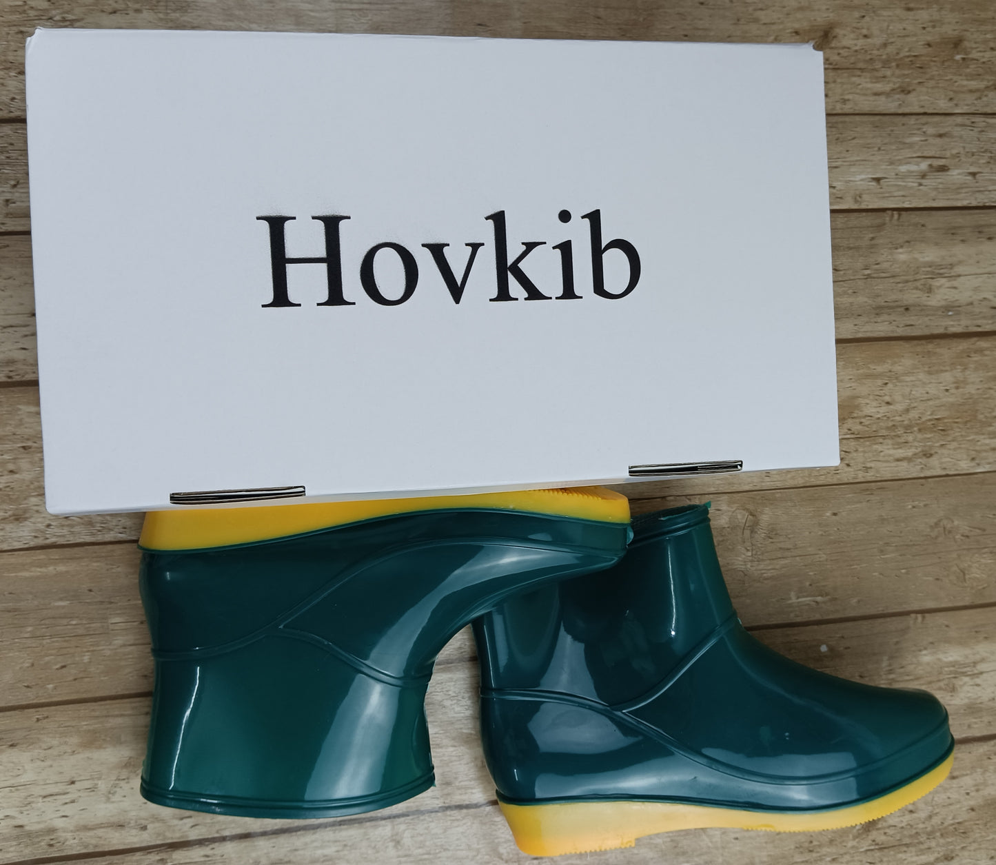 Hovkib Rain boots water shoes women oxford sole short rain shoes women low fashion summer water boots rain boots rainwater shoes non-slip kitchen wet work shoes