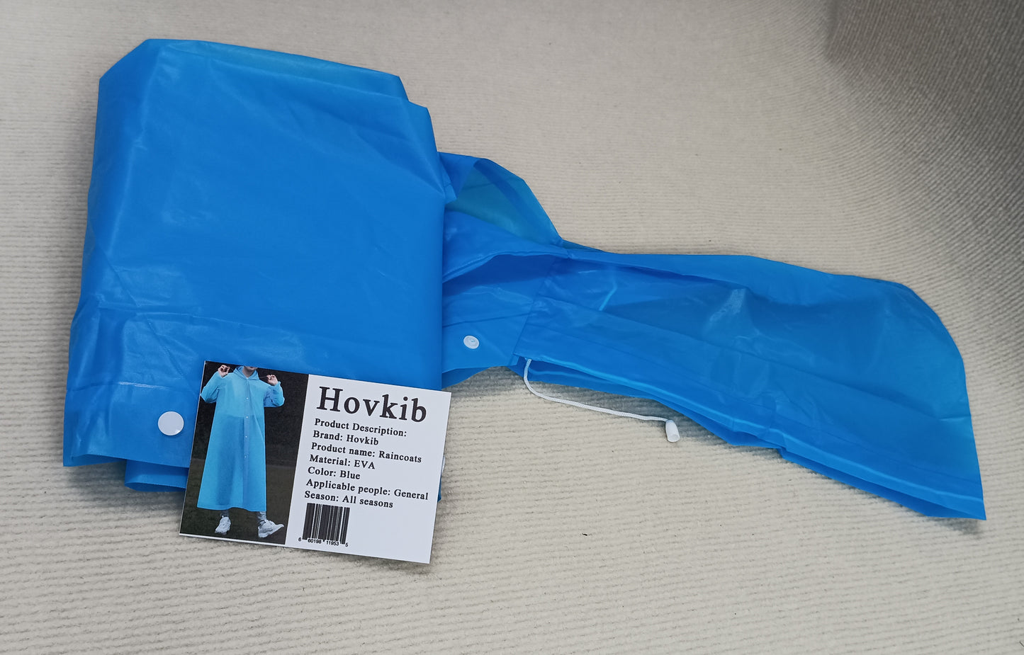 Hovkib Raincoats Thickened adult raincoat men and women non-disposable rain poncho full body all-in-one waterproof hiking mountaineering single rain poncho