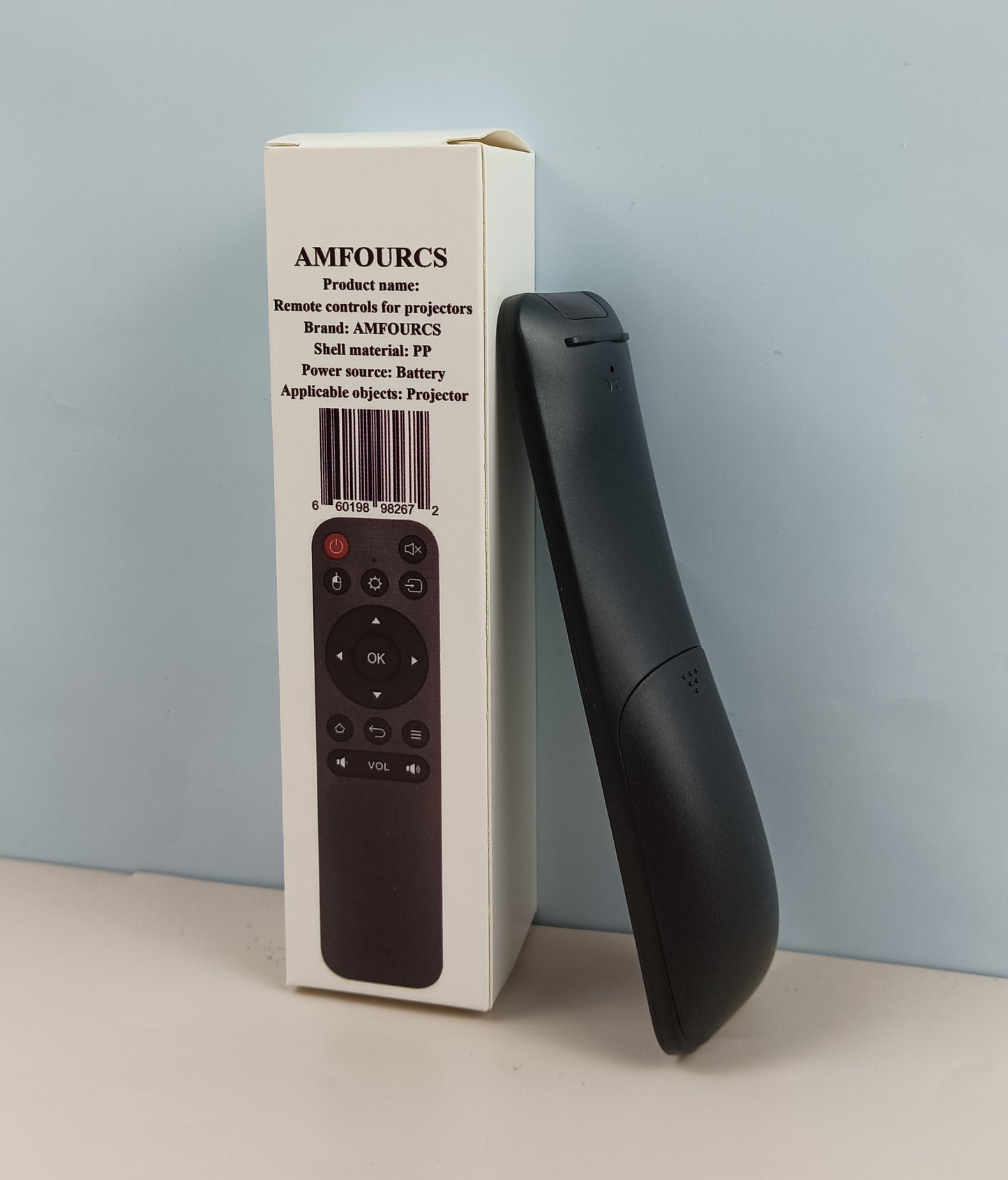 AMFOURCS Remote controls for projectors projector remote control universal universal applicable bluetooth TV remote control