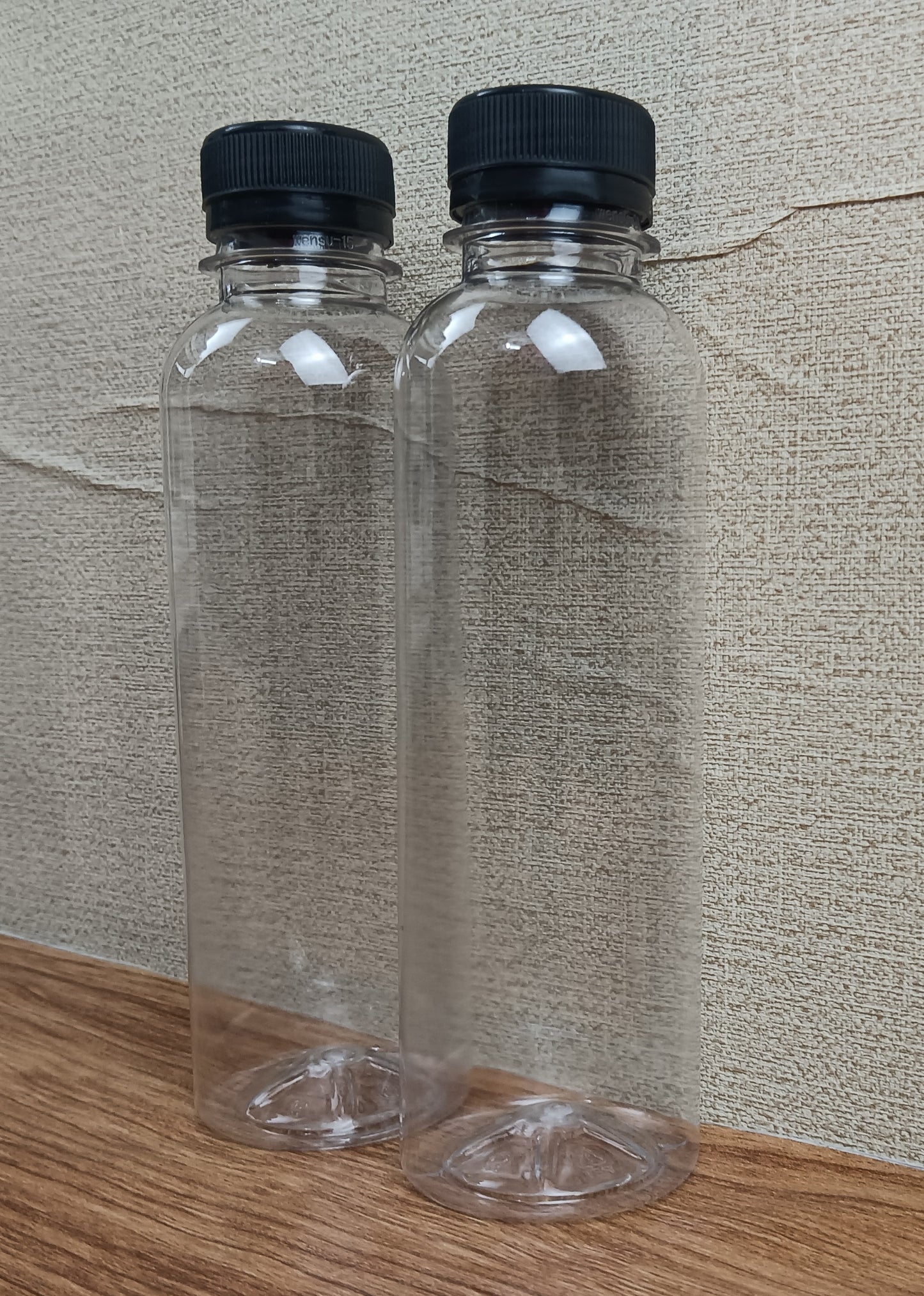 OZFIT Reusable plastic water bottles sold empty transparent plastic bottles pet drink bottles disposable juice bottles takeaway milk tea enzyme with cap