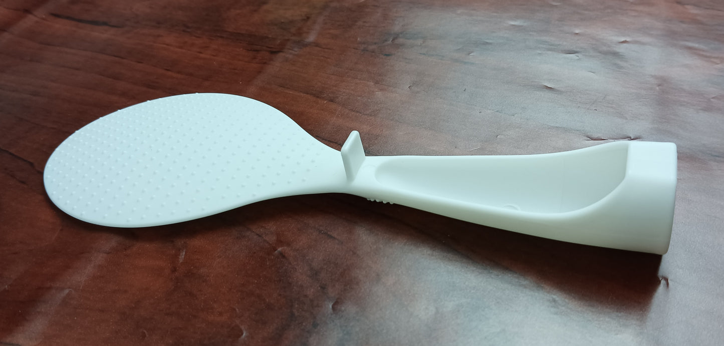 WURJEEIK Rice paddles large rice spoon serving rice non-stick rice rice spoon dry rice spoon household plastic serving spoon non-stick rice can stand rice cooker