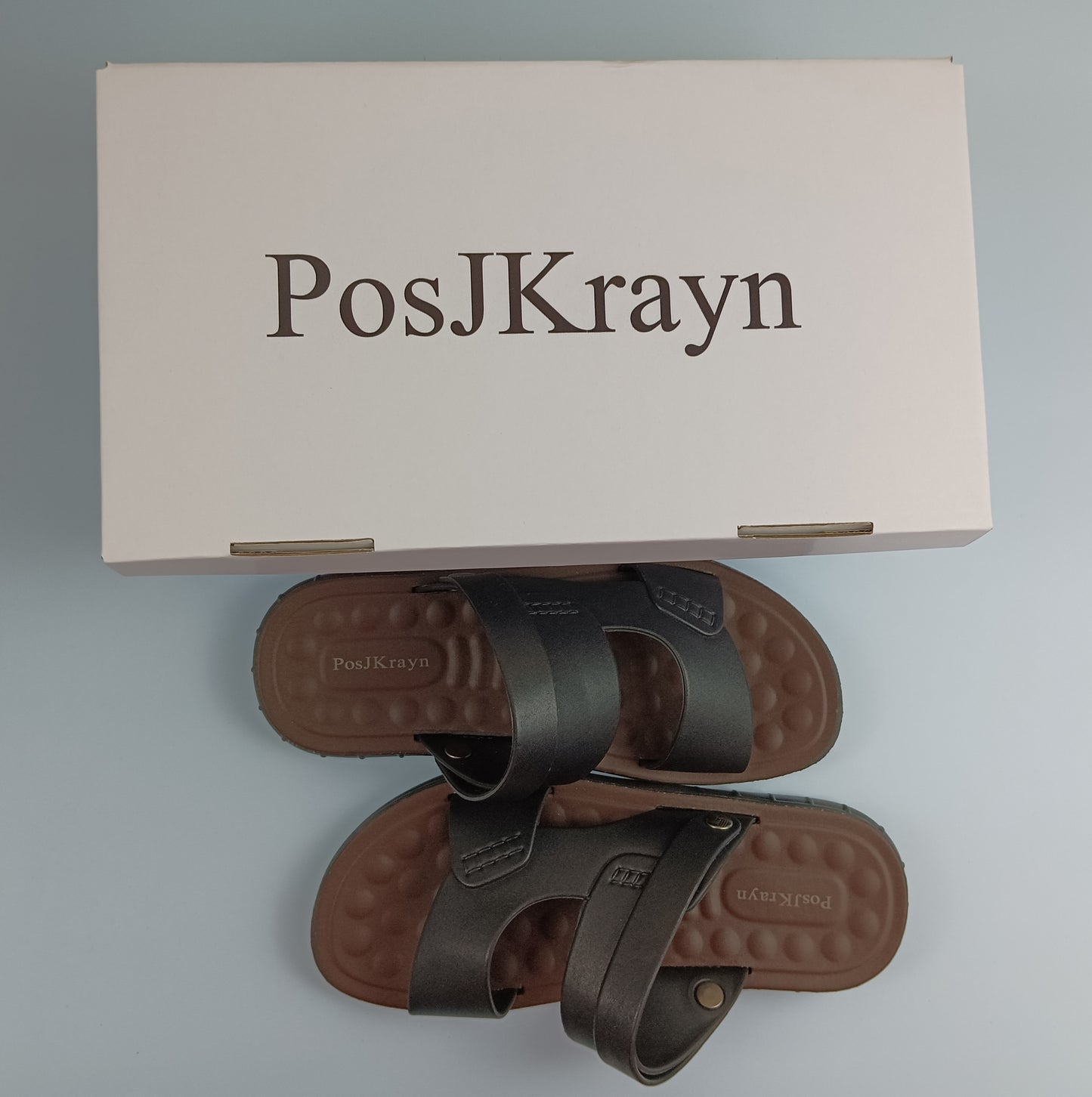 PosJKrayn Sandal-clogs traditional men's shoes sandals non-slip slippers men tide summer new multi-purpose beach shoes