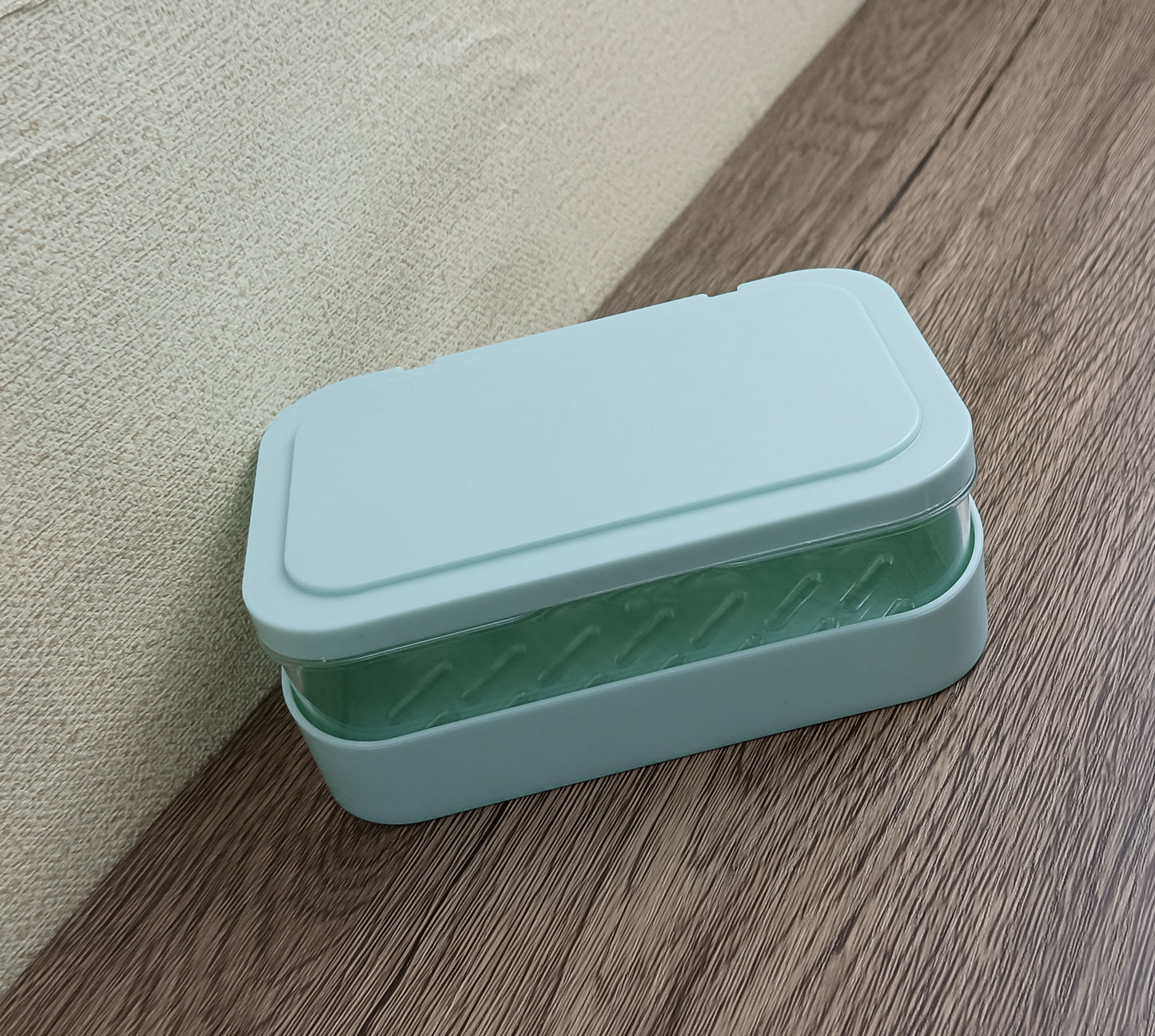 Firevigo Soap containers Hundreds of Soap Boxes Student Dormitory Soap Boxes Multi-Layer Soap Boxes with Lids Flip-Top Household Drainage Portable Double Layers