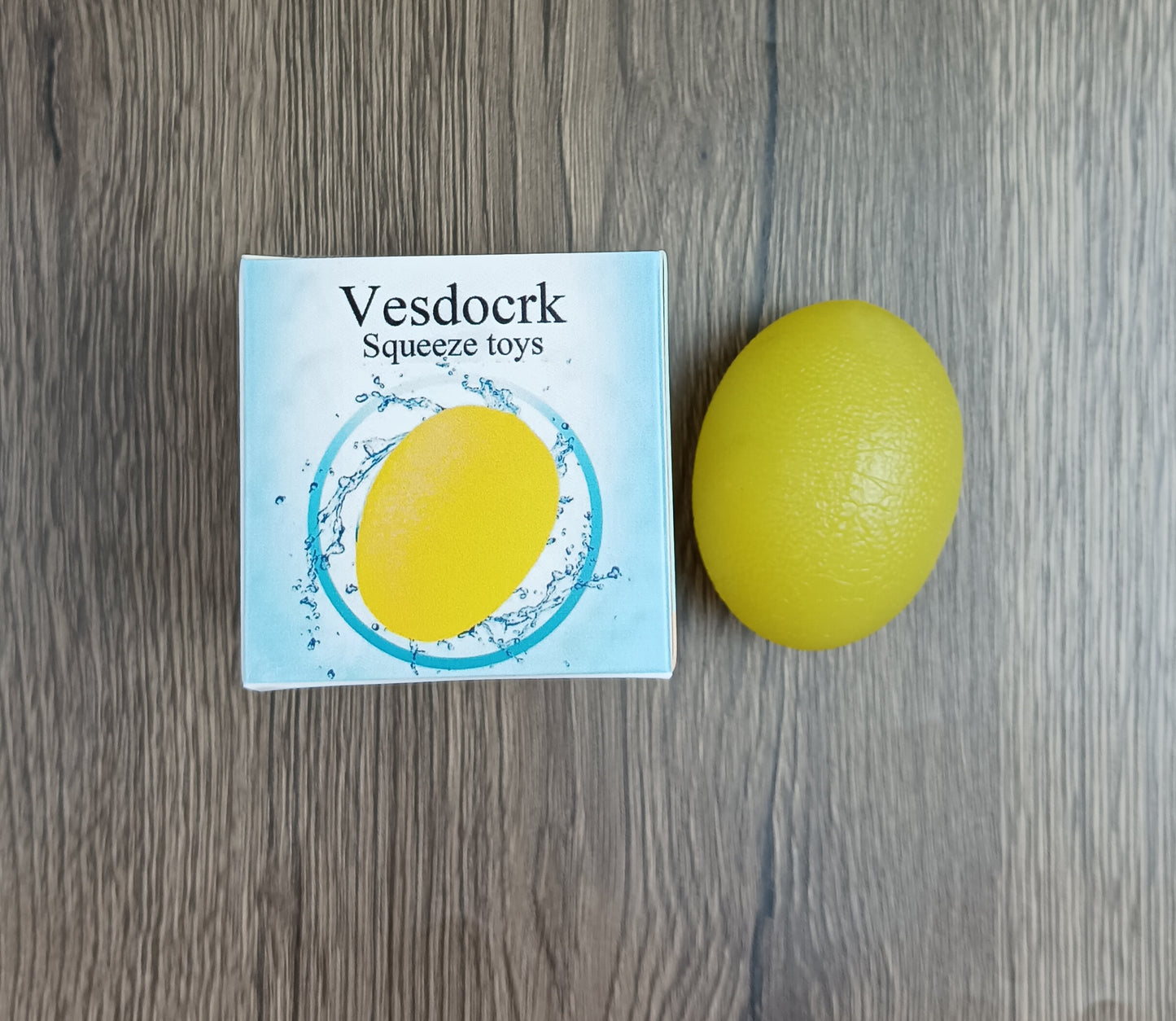 Vesdocrk Squeeze toys Grip BallArteriovenous Fistula Care Exercise BallElderly Rehab Grip Strength Oval Egg Shaped Decompression BallStress Balls