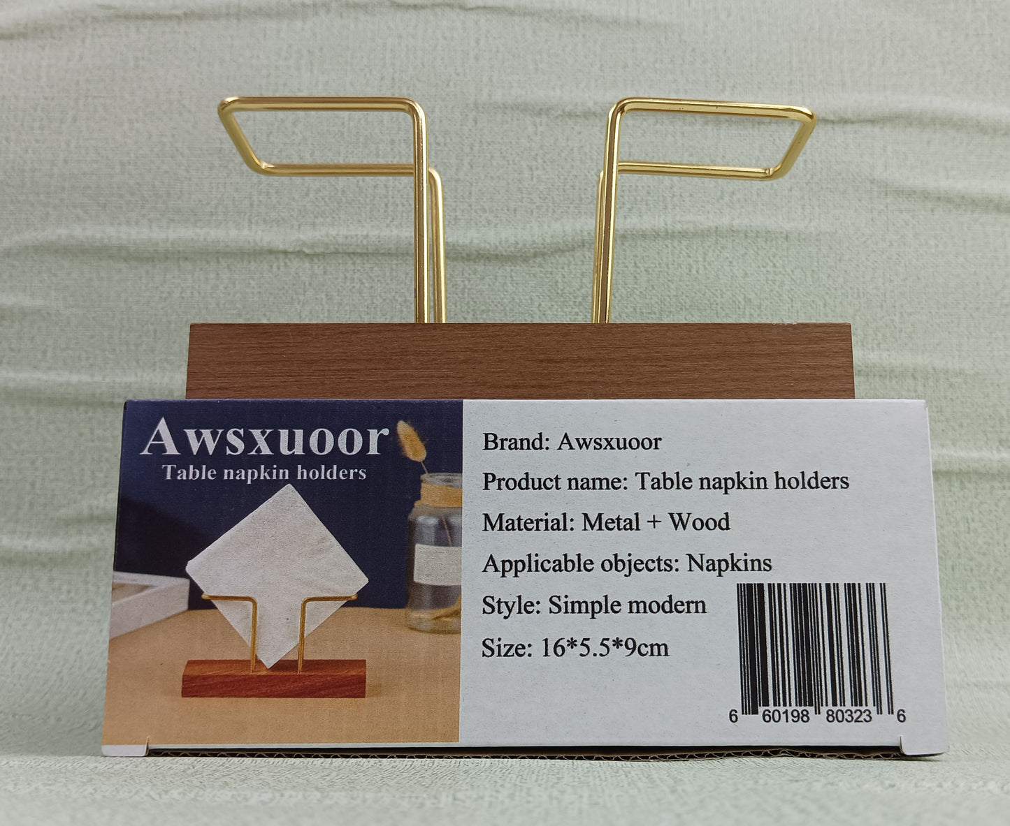 Awsxuoor Table napkin holders commercial vertical paper towel holder coffee shop hotel restaurant bar napkin holder hotel tissue box