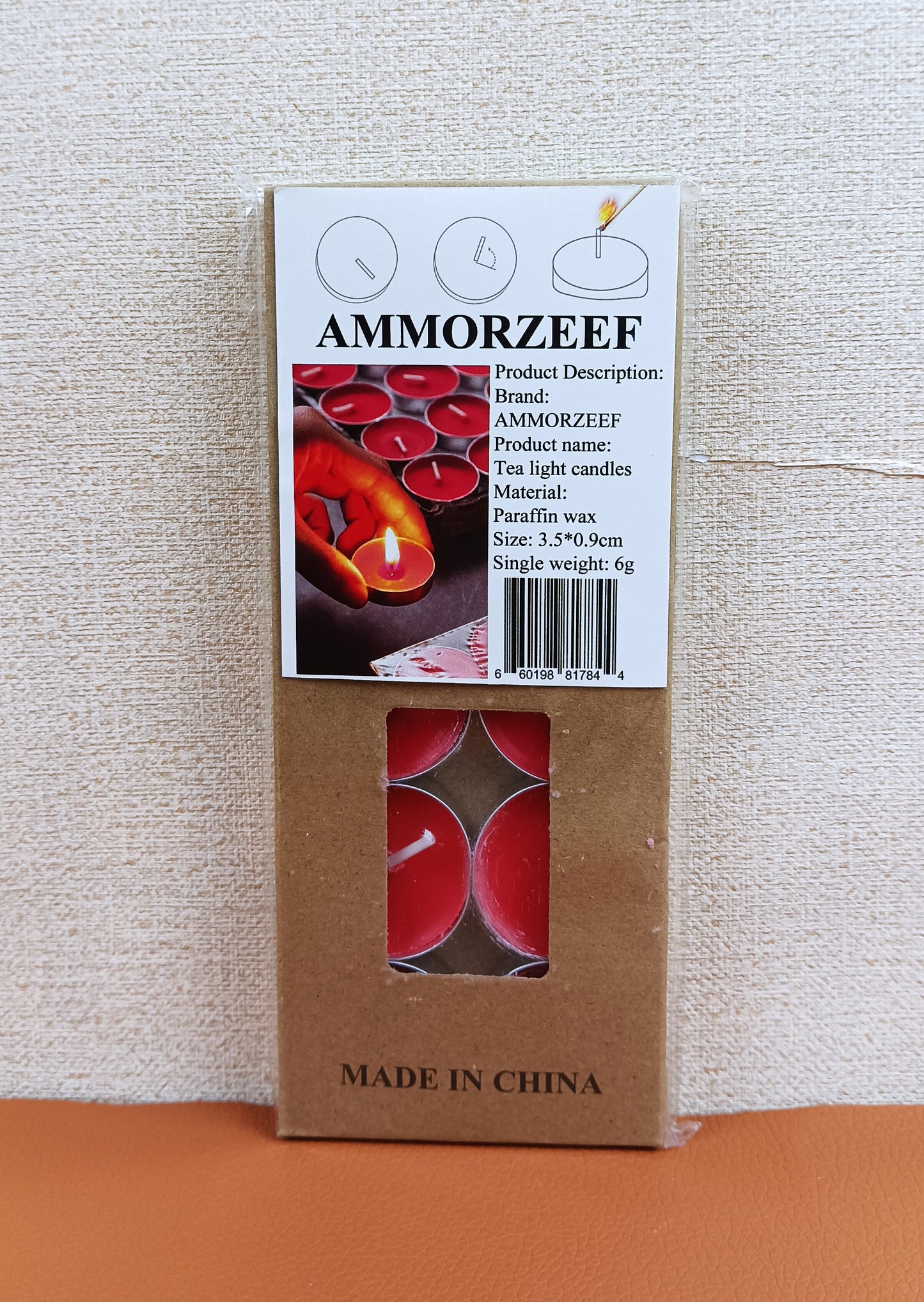 AMMORZEEF Tea light candles smokeless tea wax heating boil tea aromatherapy small candles hotel KTV round no oil smoke household candles solid for Buddha