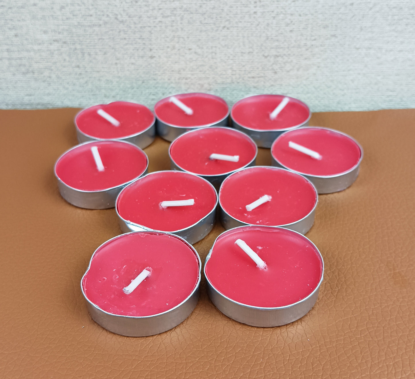 AMMORZEEF Tea light candles smokeless tea wax heating boil tea aromatherapy small candles hotel KTV round no oil smoke household candles solid for Buddha