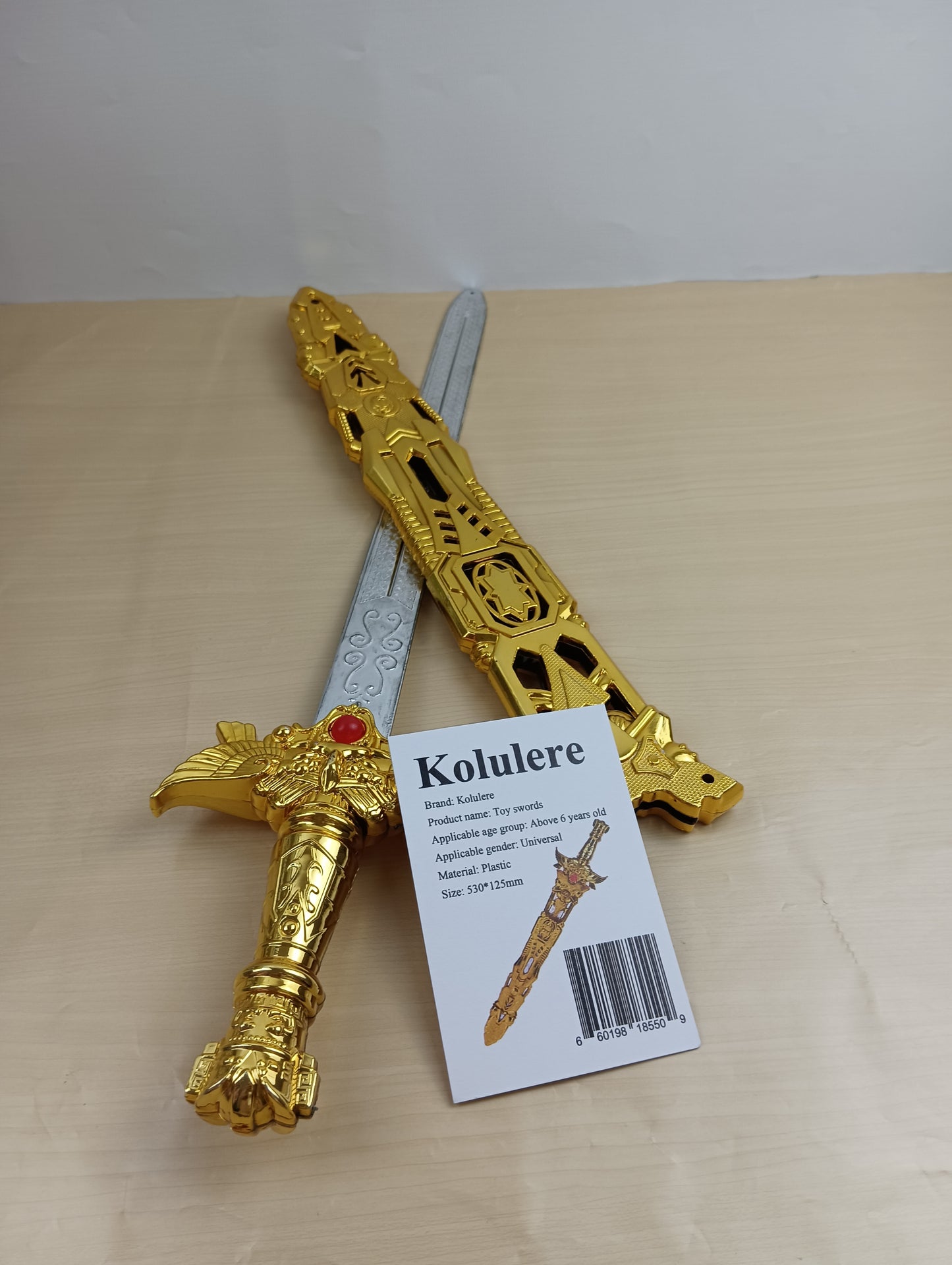 Kolulere Toy swords Children's sword toys swords samurai sword sword performance heavenly king sword weapon toys plastic