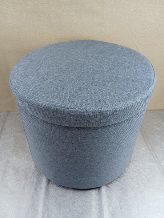 Yowan & Sillan Upholstered furniture Storage Stool Fabric Small Stool Home Fashion Shoeshine Stool Living Room Sofa Stool Storage Stool Solid Wood Small Bench Round Stool Upholstered Multi-Use Furniture Stools