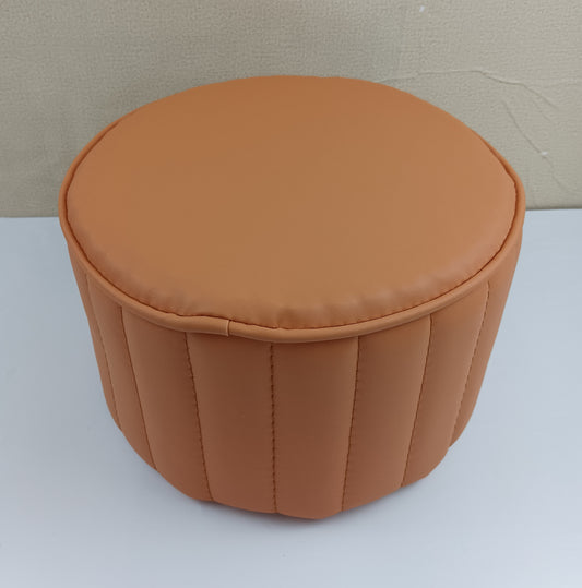 Sinzho & Wiyfun Upholstered furniture household small stool short stool pumpkin small bench living room sofa coffee table stool round stool simple pier changing shoes stool soft home applicable