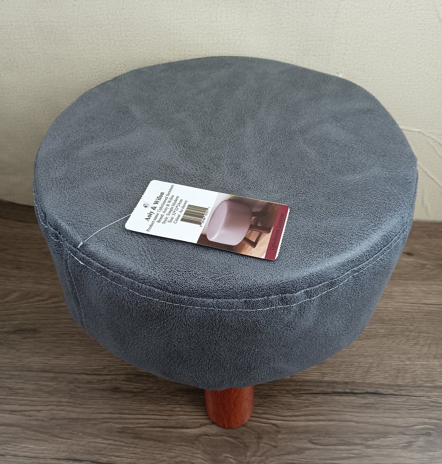 Aoiy & Wifon Upholstered furniture small stool home doorway change shoes small bench living room coffee table stool sedentary comfortable short stool soft round stool