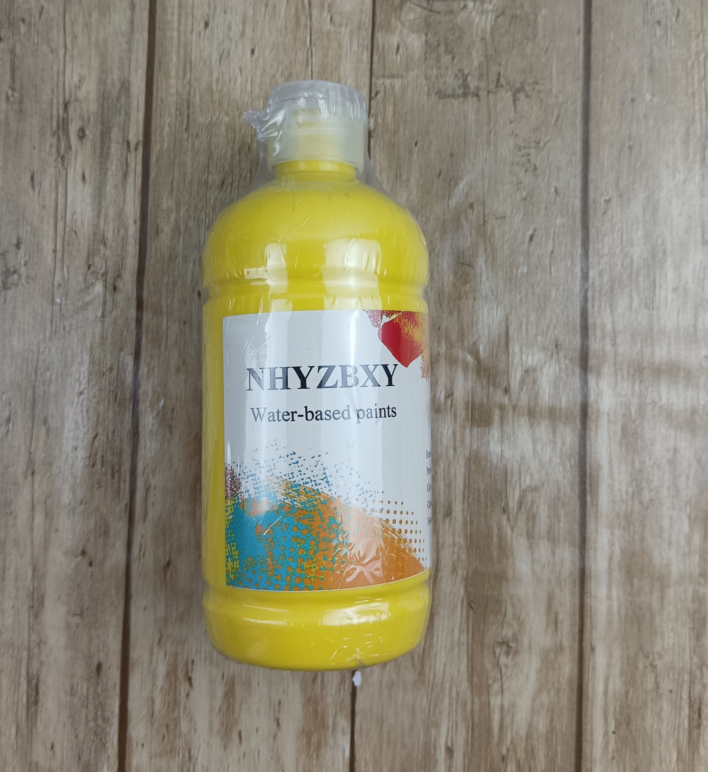 NHYZBXY Water-based paints universal water-based paints 500ml art students kindergarten graffiti finger painting safe environmental protection washable