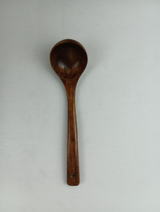 Bighutbox Wooden cooking spoons wooden spoons wooden spoons long handle porridge serving spoons thin rice spoons large soup spoons large wooden household